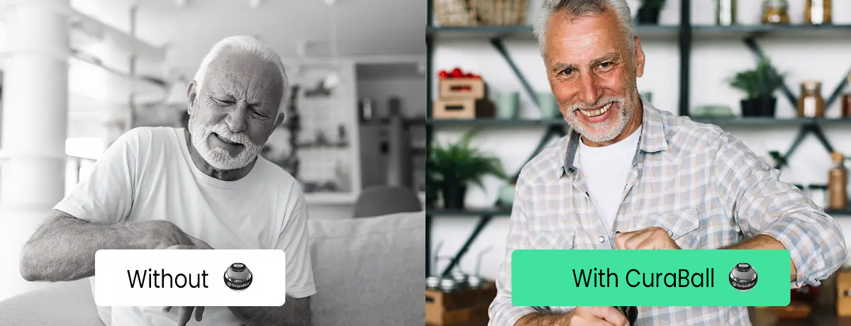 Comparison of elderly with and without CuraBall